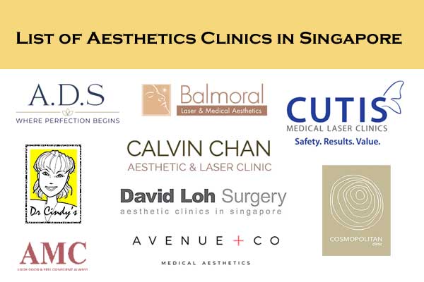 Aesthetics Clinics in Singapore List