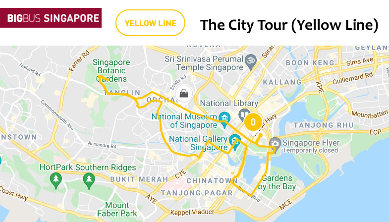 BIGBUS Singapore Yellow Line The City Tour