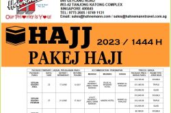 Hahnemann Travel Haji 2023 Singapore