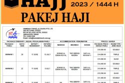 Hamidah Travel Pakej Haji 2023 Singapore