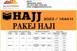 Jalaluddin Travel Haj Package 2023 Singapore