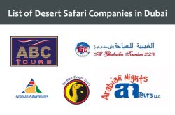 ≡ List of Desert Safari Companies in Dubai
