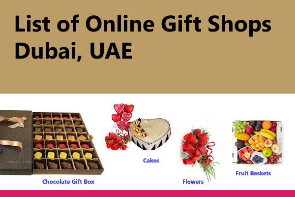  List Of Online Gift Shops In Dubai UAE
