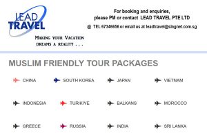 Lead Travel Pte Ltd - Muslim Friendly Tour Packages from SG