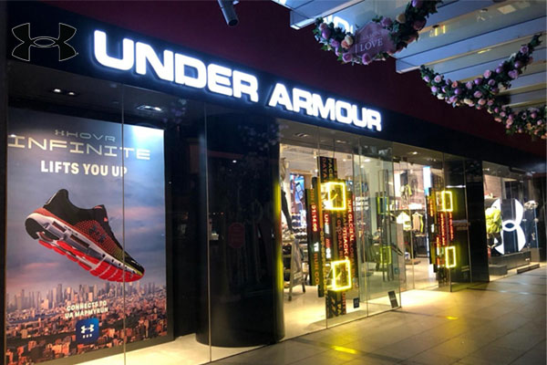 Suntec city store under armour